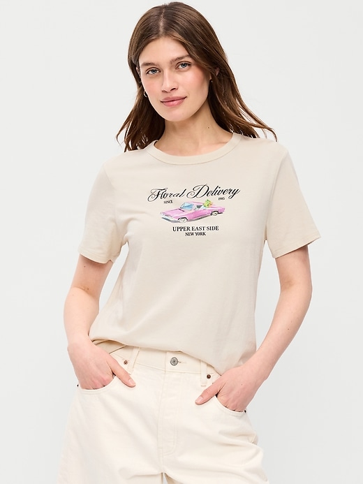 Image number 1 showing, EveryWear Crew-Neck Graphic T-Shirt