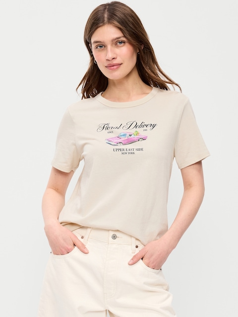 EveryWear Crew-Neck Graphic T-Shirt