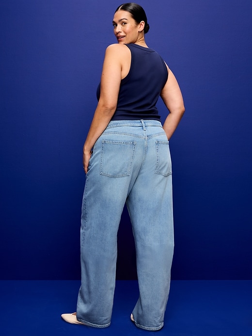 Image number 9 showing, Low-Rise Loose Jeans