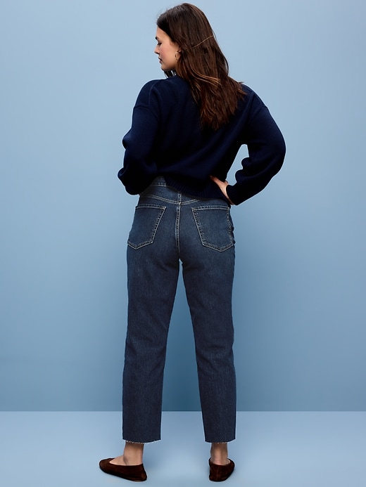 Image number 6 showing, High-Waisted Button-Fly OG Straight Ankle Jeans