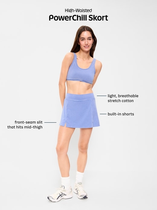 Image number 8 showing, High-Waisted PowerChill Skort