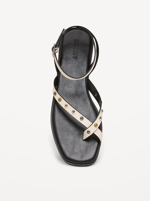 Image number 2 showing, Studded Toe-Strap Sandals