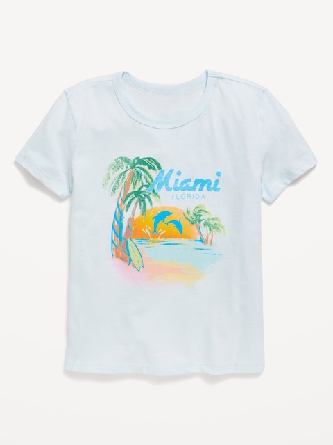 Short-Sleeve Graphic T-Shirt for Girls