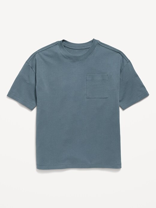 Image number 2 showing, Oversized Short-Sleeve Pocket T-Shirt for Boys