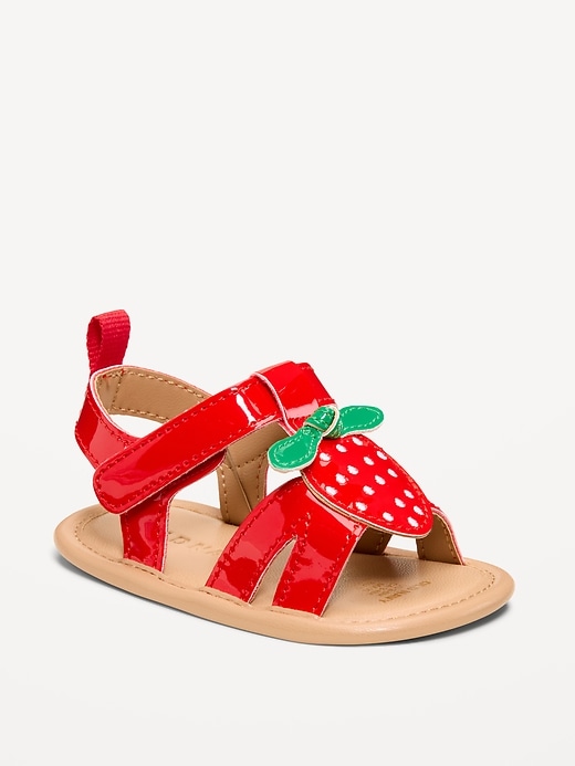 Image number 1 showing, Faux-Suede Sandals for Baby