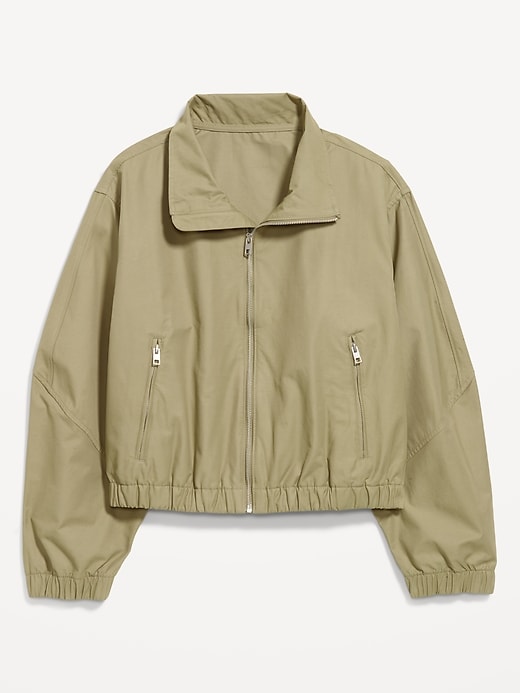 Image number 2 showing, Twill Utility Zip-Front Jacket