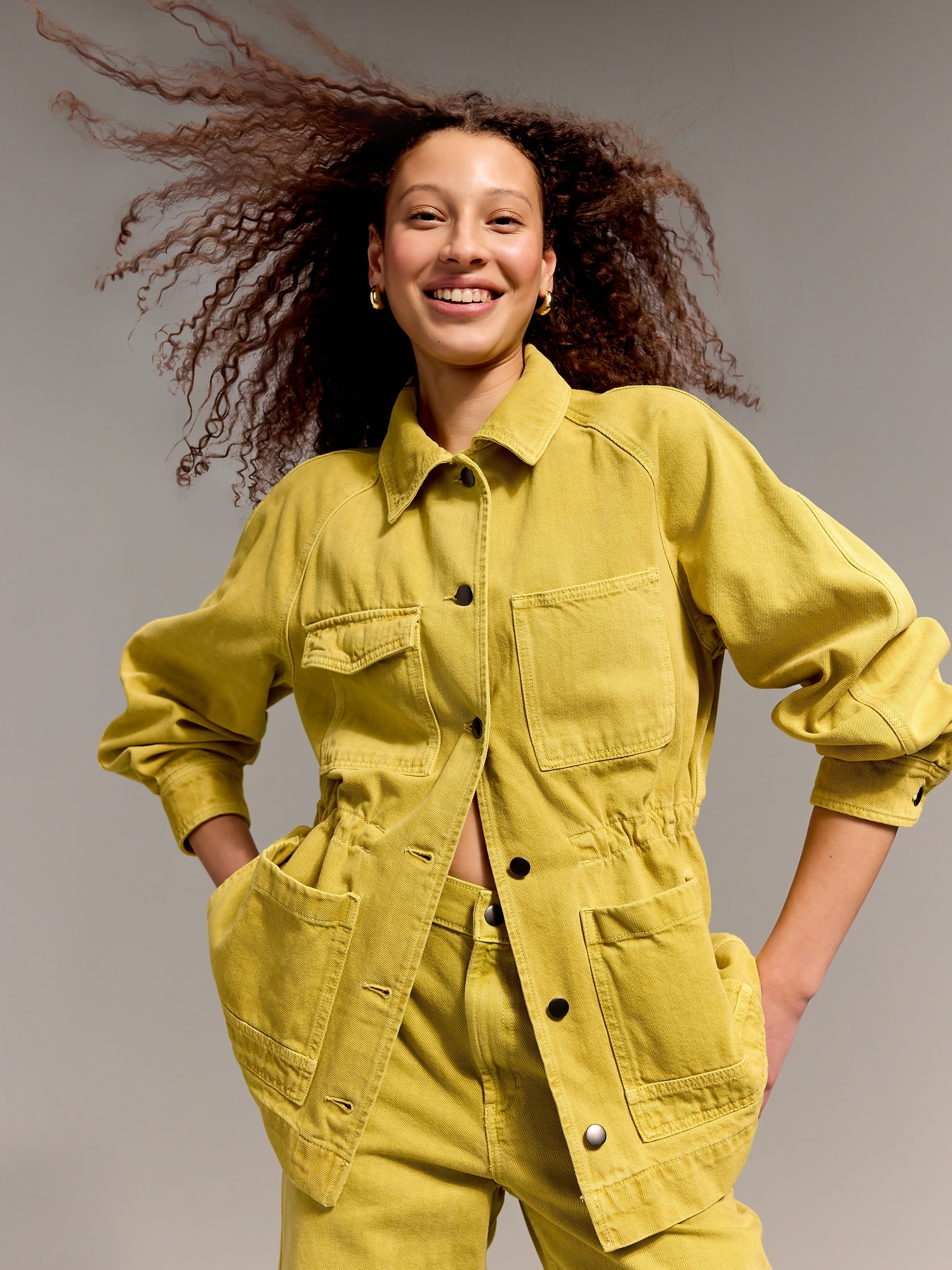 Old Navy x Christopher John Rogers Chore Utility Jean Jacket