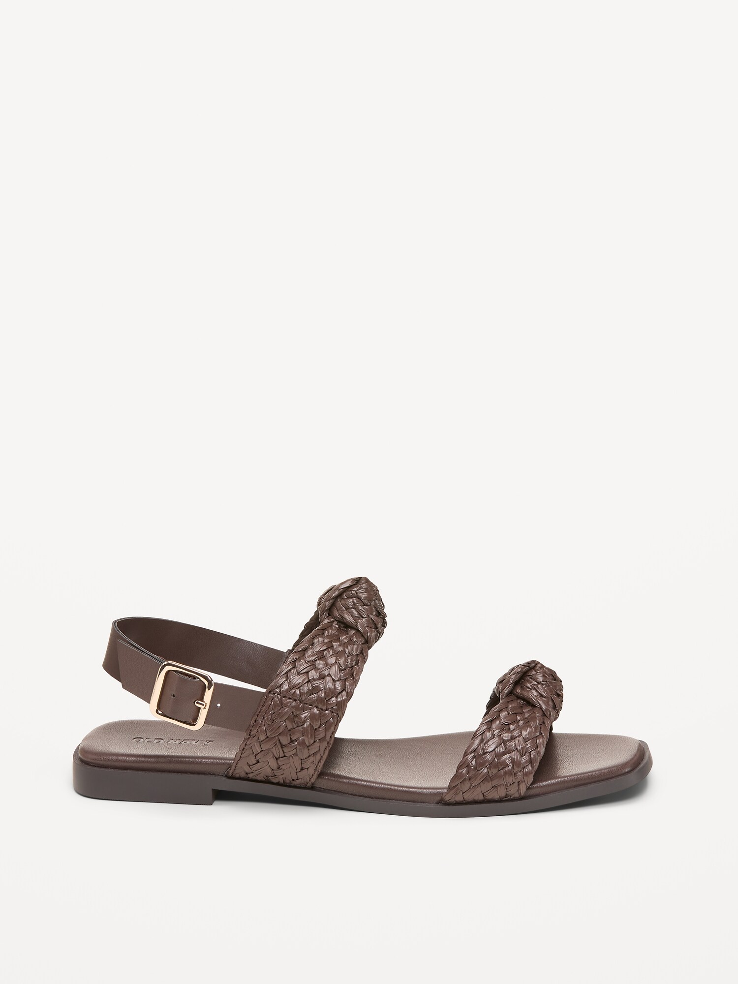 Женские сандалии Old Navy Raffia Sandals for Women, цвет: Шоколадный — фото 4