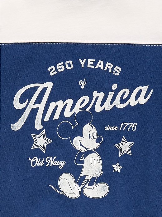 Image number 5 showing, Old Navy x Disney Mickey Mouse Football-Style T-Shirt for Girls
