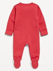 Image number 3 showing, 2-Way-Zip Sleep & Play Footed One-Piece for Baby