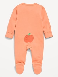 Image number 2 showing, 2-Way-Zip Sleep & Play Footed One-Piece for Baby