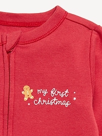 Image number 4 showing, 2-Way-Zip Sleep & Play Footed One-Piece for Baby