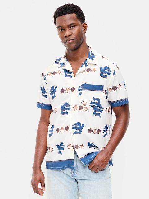 Short-Sleeve Camp Shirt