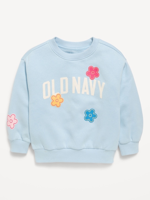 Logo Graphic Sweatshirt for Toddler Girls