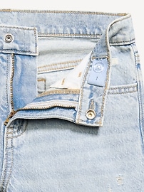 Image number 5 showing, High-Waisted Ripped Baggy Wide-Leg Jeans for Girls