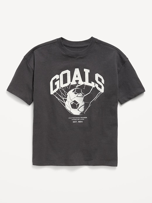 Image number 1 showing, Oversized Graphic T-Shirt for Boys