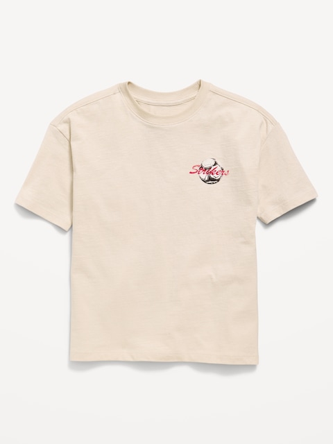 Oversized Short-Sleeve Graphic T-Shirt for Boys