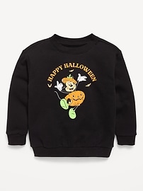 Image number 1 showing, Disney© Minnie Mouse Oversized Graphic Sweatshirt for Toddler Girls
