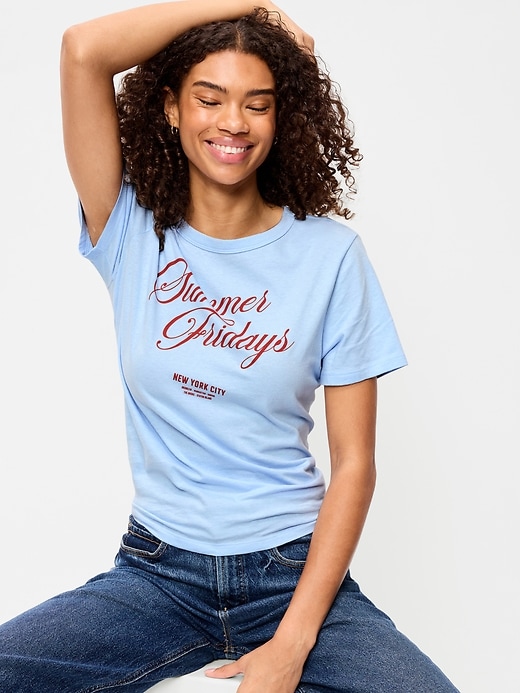 Image number 3 showing, EveryWear Crew-Neck Graphic T-Shirt
