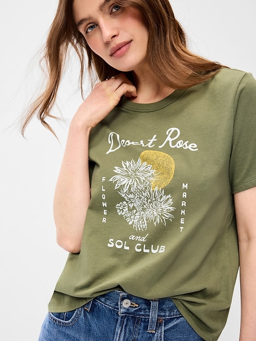 Image number 3 showing, EveryWear Crew-Neck Graphic T-Shirt