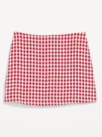 Image number 1 showing, Linen-Blend Micro Skort