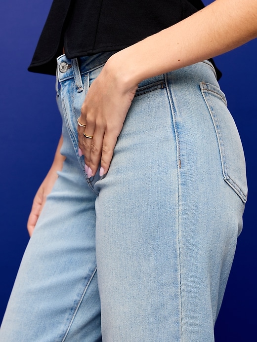 Image number 6 showing, High-Waisted Wow Loose Jeans
