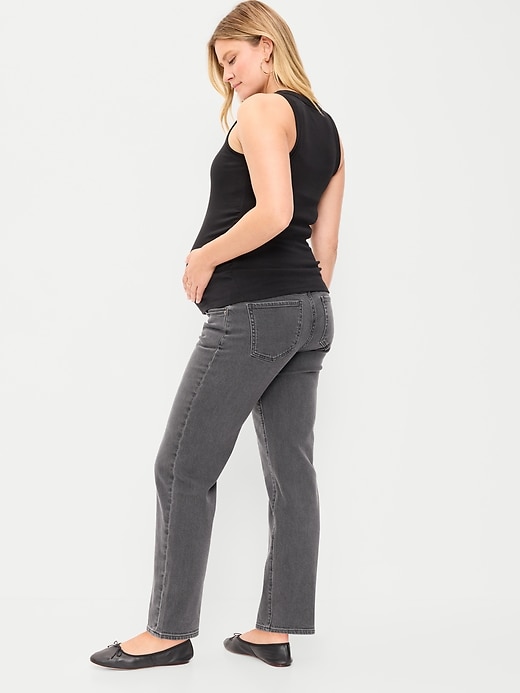 Image number 3 showing, Maternity Full Panel OG Loose Jeans