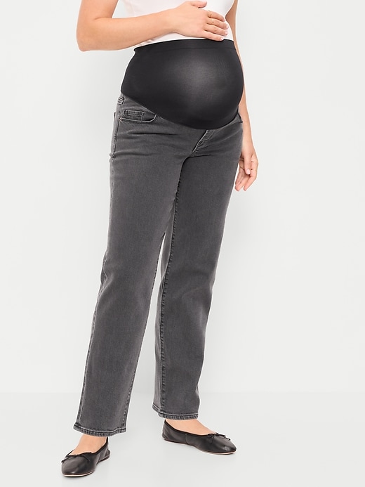 Image number 2 showing, Maternity Full Panel OG Loose Jeans