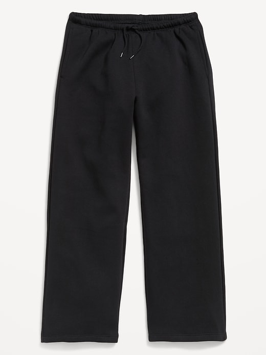 Image number 1 showing, High-Waisted Graphic Wide-Leg Sweatpants for Girls