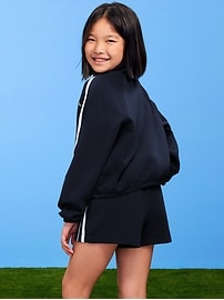 Image number 2 showing, High-Waisted USA Shorts for Girls