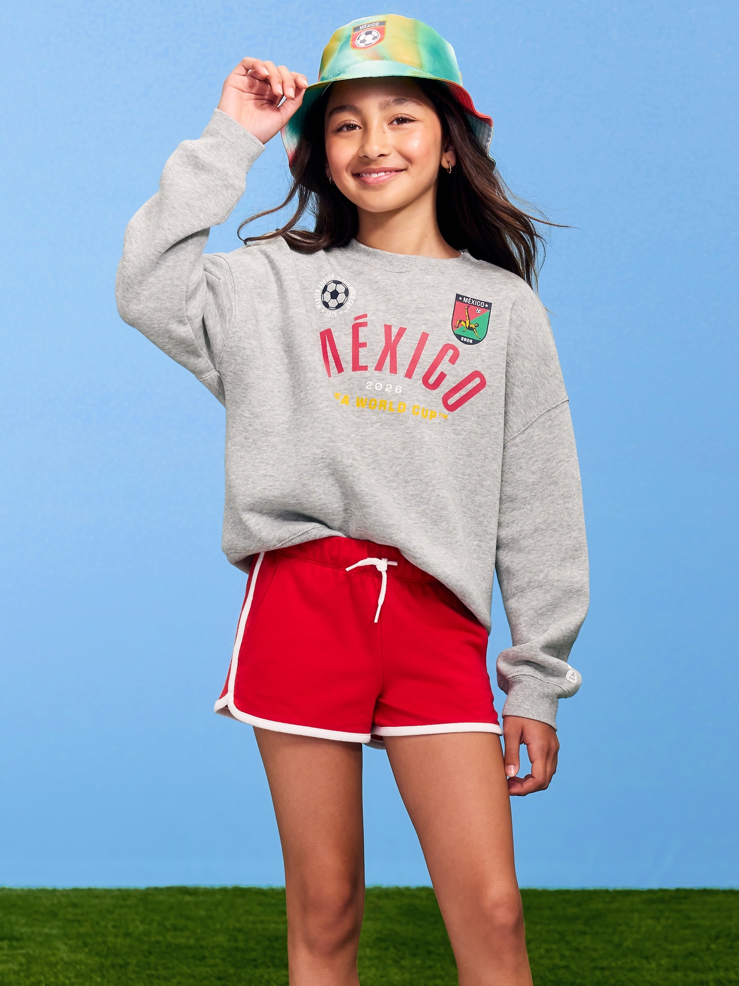 FIFA World Cup 26™ Mexico Oversized Tunic Sweatshirt for Girls