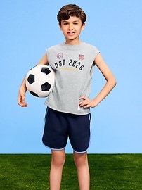 Image number 1 showing, FIFA World Cup 26™ USA Boxy Muscle Graphic Tank Top for Boys