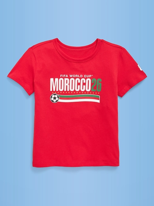 Image number 1 showing, FIFA World Cup 26™ Morocco Graphic T-Shirt for Girls