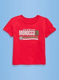 Image number 1 showing, FIFA World Cup 26™ Morocco Graphic T-Shirt for Girls