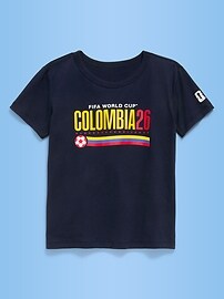 Image number 1 showing, FIFA World Cup 26™ Colombia Graphic T-Shirt for Girls