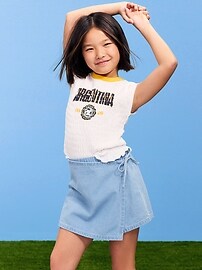 Image number 1 showing, FIFA World Cup 26™ Argentina Smocked Graphic T-Shirt for Girls