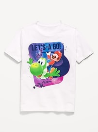 Image number 1 showing, Super Mario™ Gender-Neutral Graphic T-Shirt for Kids
