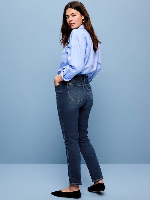 Image number 6 showing, High-Waisted Vintage Slim Jeans