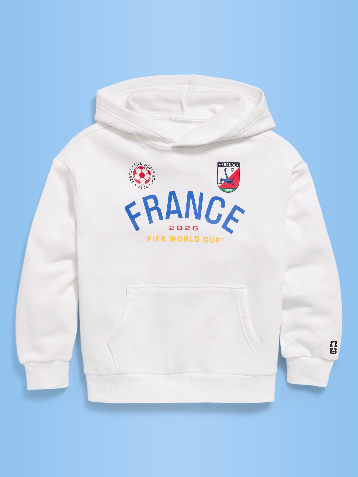 FIFA World Cup 26™ France Oversized Pullover Hoodie for Boys
