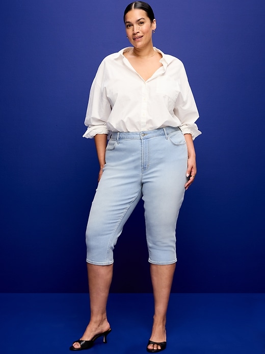 Image number 8 showing, High-Waisted Wow Capri Jeans