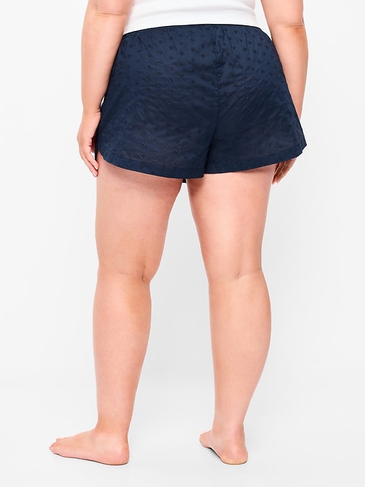 Image number 7 showing, Classic Poplin Boxer Pajama Shorts