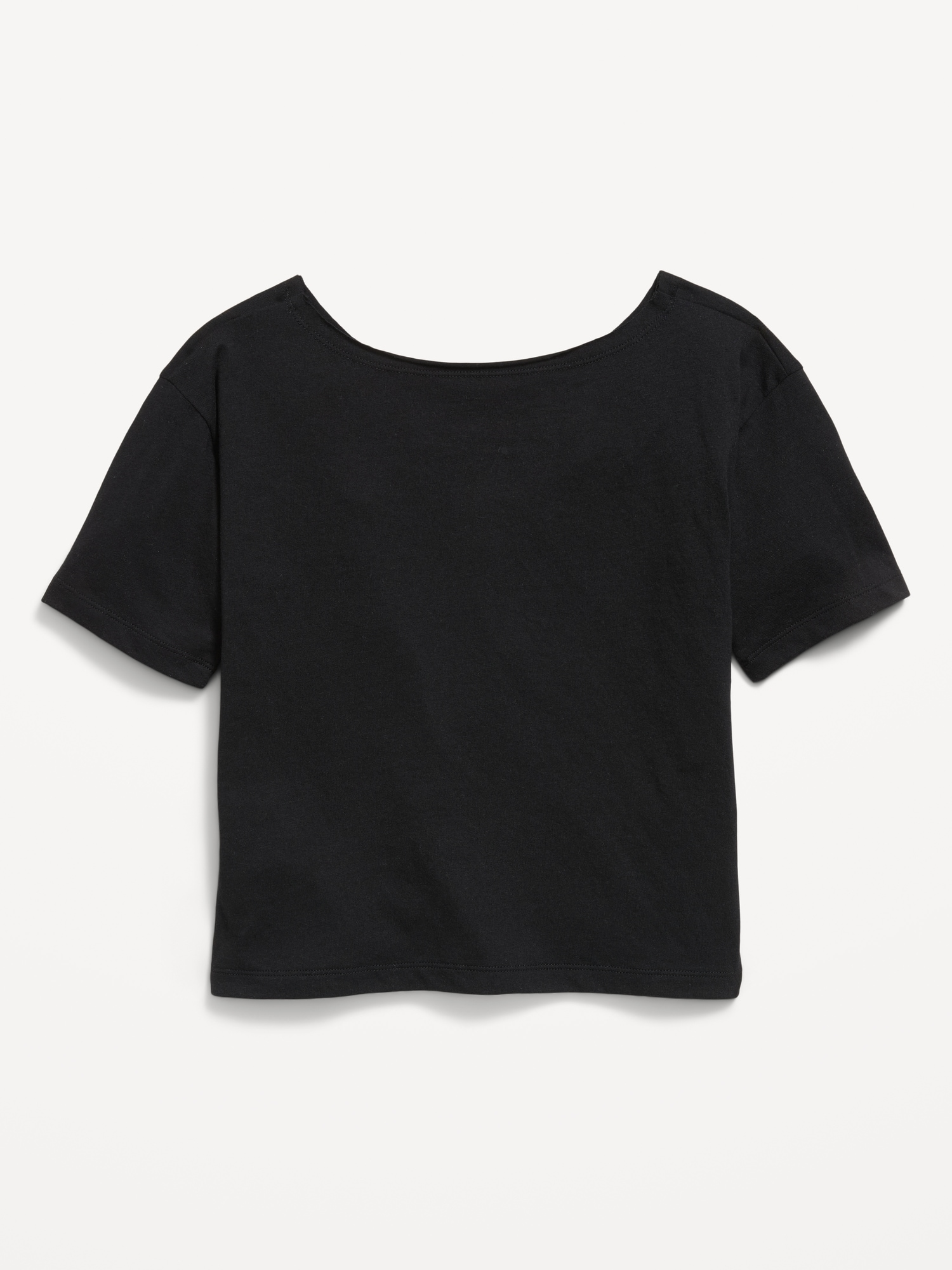 Off-Shoulder Graphic T-Shirt for Girls