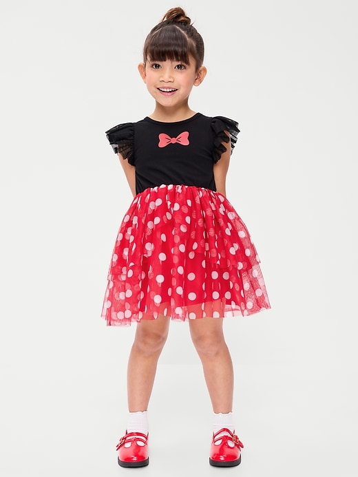 Image number 1 showing, Disney© Short-Sleeve Tutu Dress for Toddler Girls