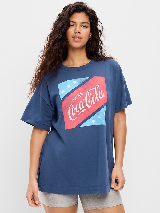 Image number 4 showing, Coca-Cola® Oversized Tunic T-Shirt