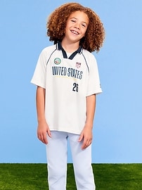 Image number 1 showing, FIFA World Cup 26™ USA Lifestyle Collared Jersey T-Shirt for Kids