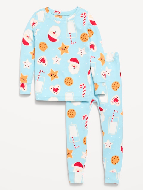Cozy Printed Snug-Fit Pajama Set for Toddler & Baby