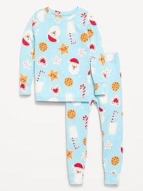 Image number 1 showing, Cozy Printed Snug-Fit Pajama Set for Toddler & Baby