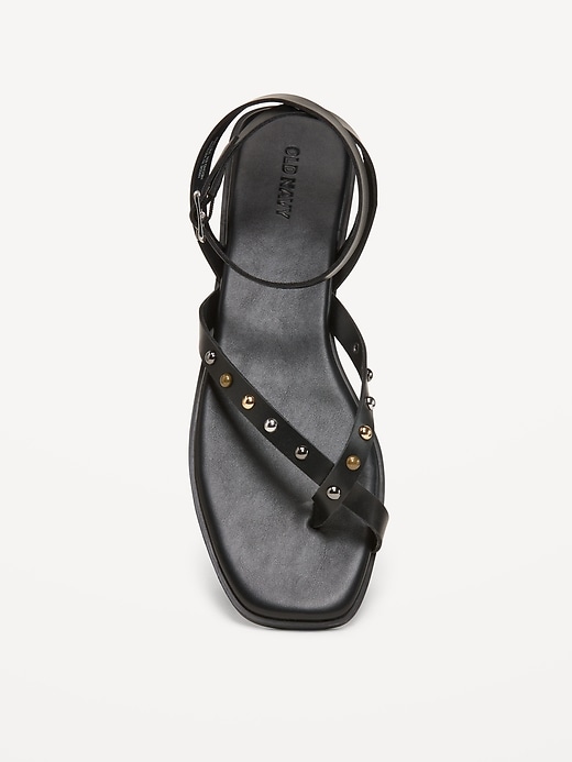 Image number 2 showing, Studded Toe-Strap Sandals