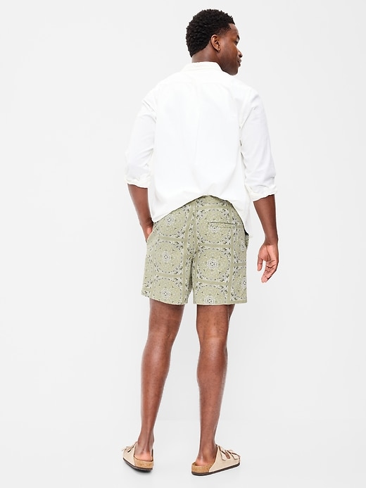 Image number 3 showing, Linen-Blend Jogger Shorts -- 5-inch inseam
