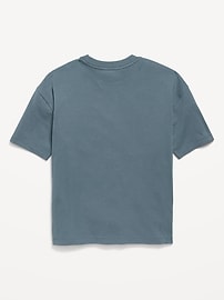 Image number 3 showing, Oversized Short-Sleeve Pocket T-Shirt for Boys